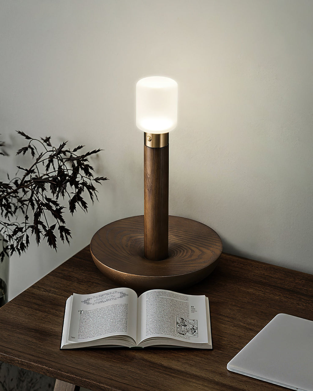 Lemelia Wood Table Lamp — product view 3