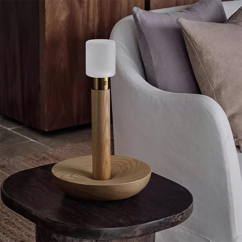 Lemelia Wood Table Lamp — product view 9