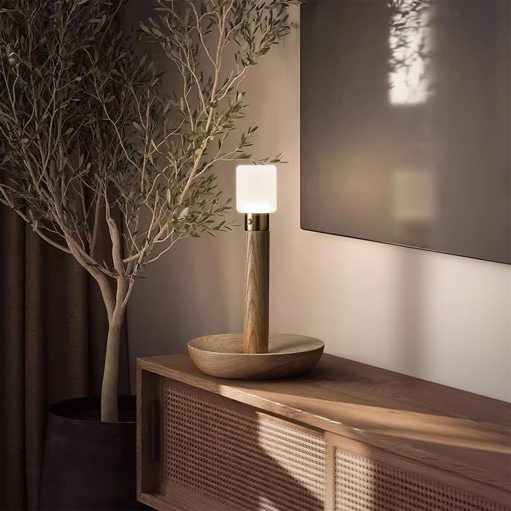 Lemelia Wood Table Lamp — product view 16