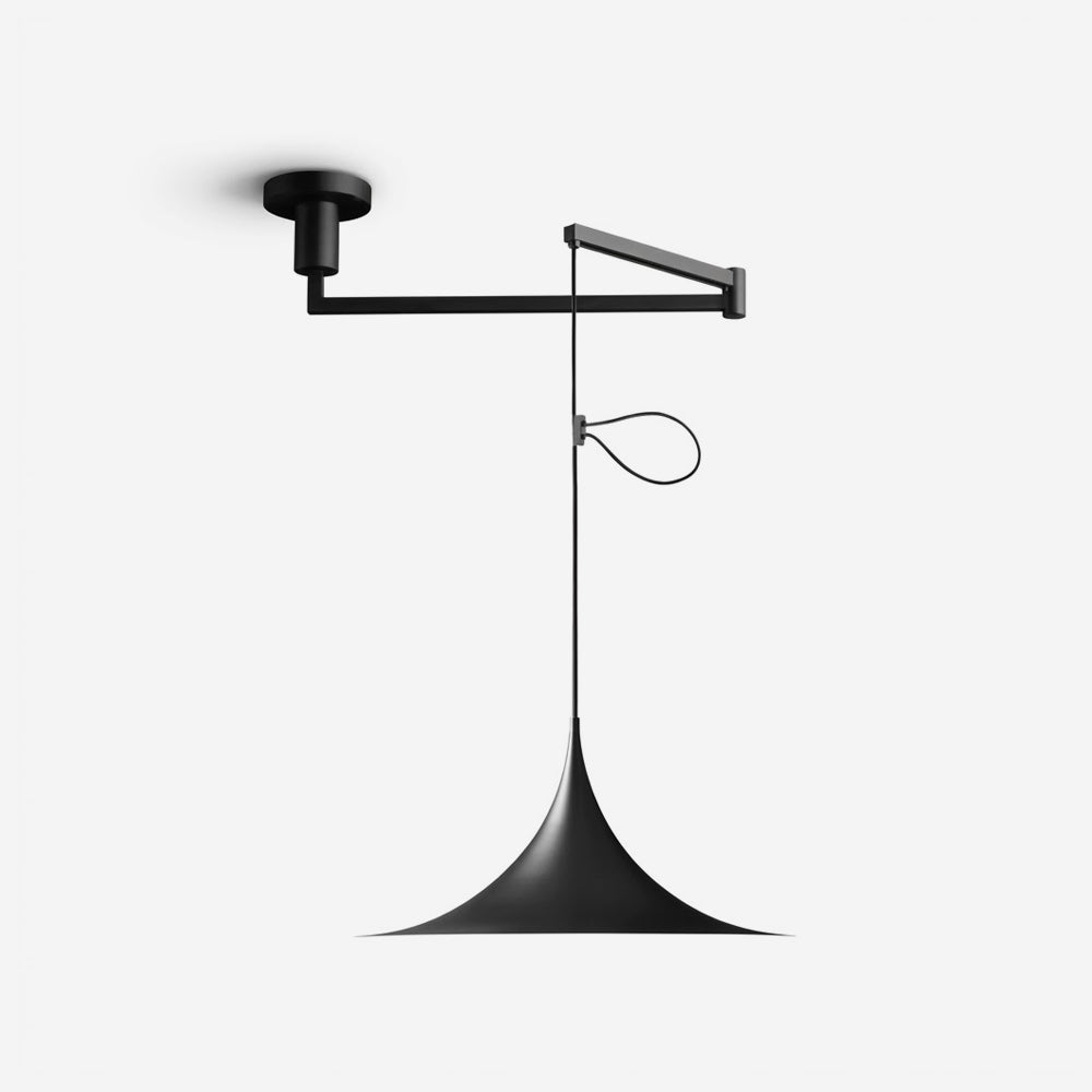 Trumpet Swing Arm Pendant Light — product view 1