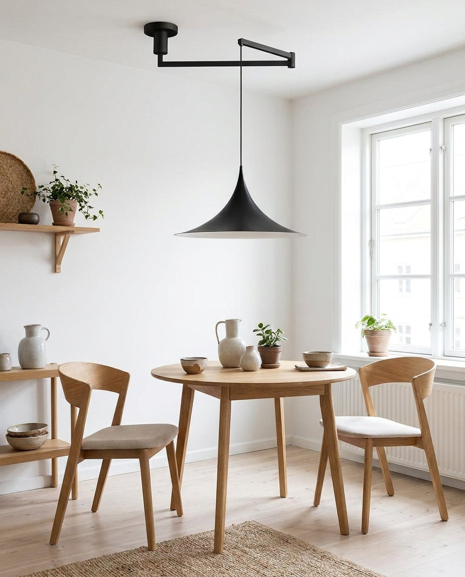 Trumpet Swing Arm Pendant Light — product view 2