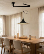 Trumpet Swing Arm Pendant Light — product view 3