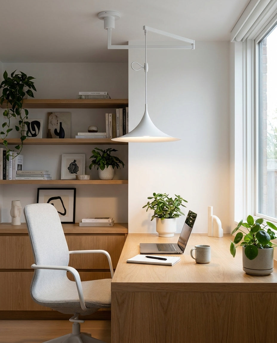 Trumpet Swing Arm Pendant Light — product view 4