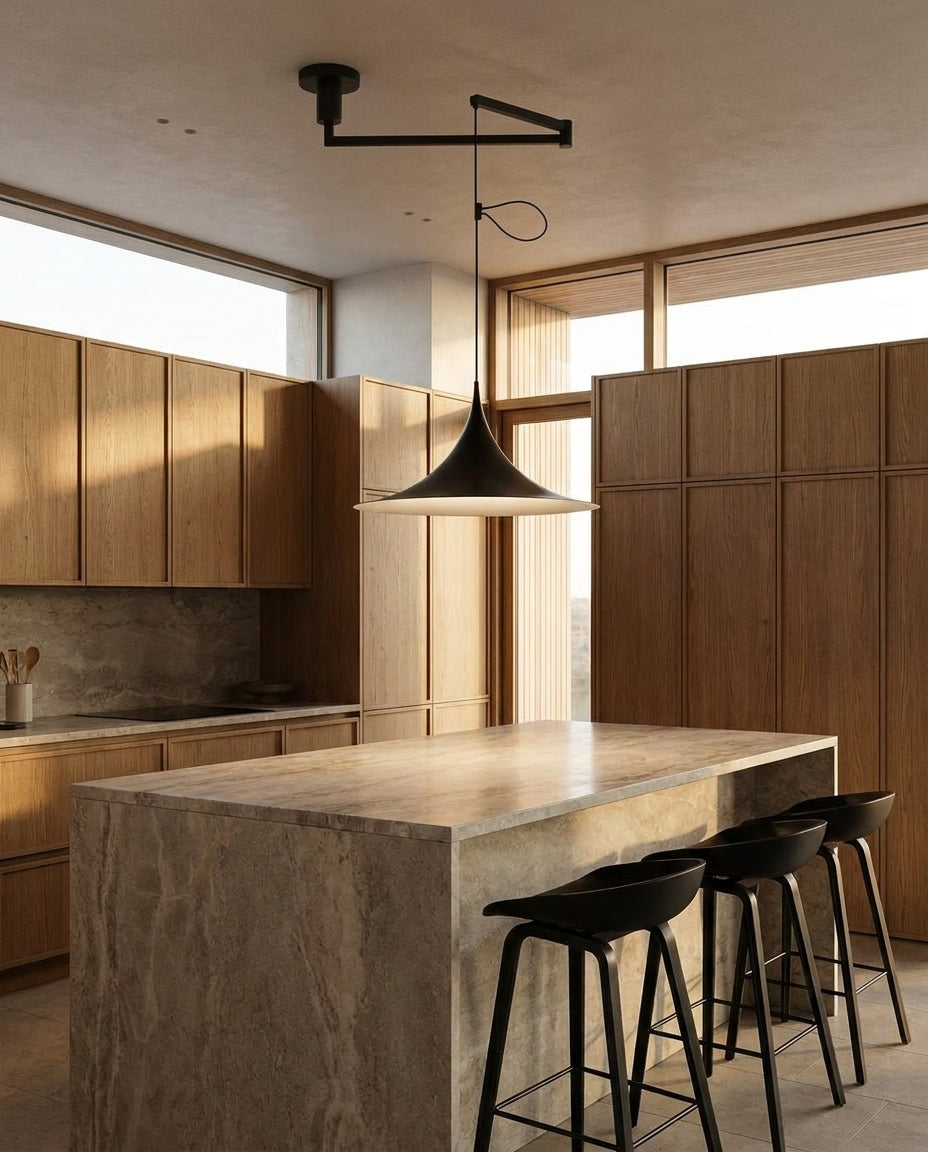 Trumpet Swing Arm Pendant Light — product view 6