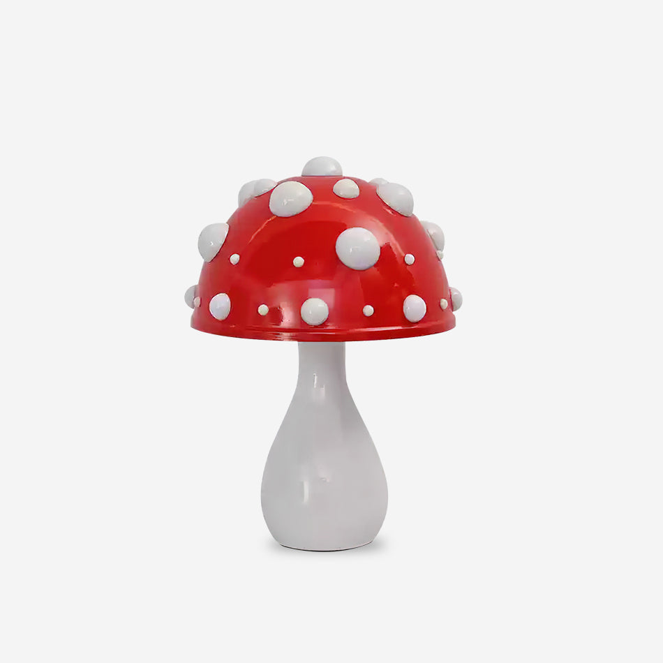 Poisonous Mushrooms Metal Table Lamp — product view 1