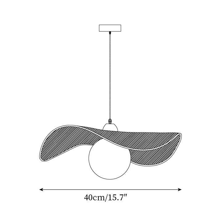Shiloh Glass Pendant Lamp — product view 5