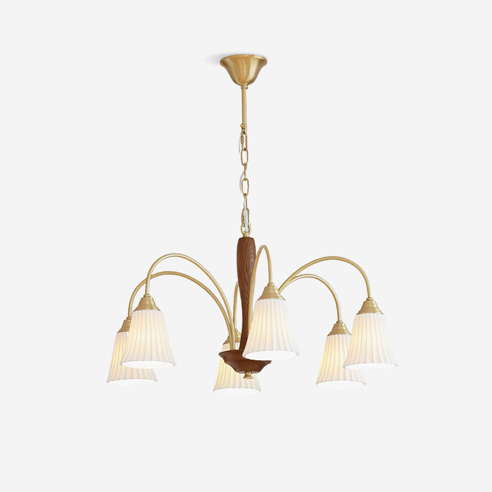 Conia Wood Chandelier — product view 1