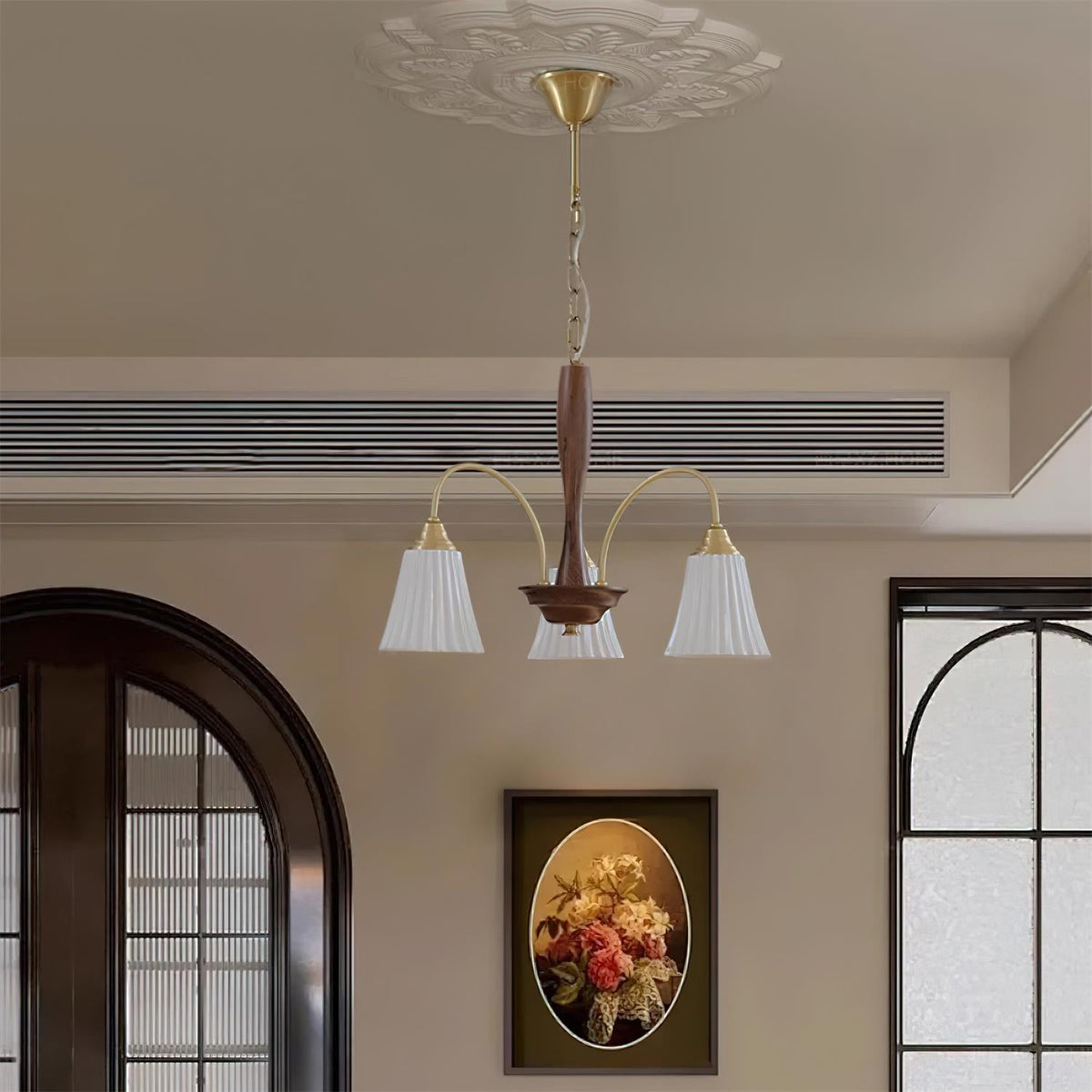 Conia Wood Chandelier — product view 3