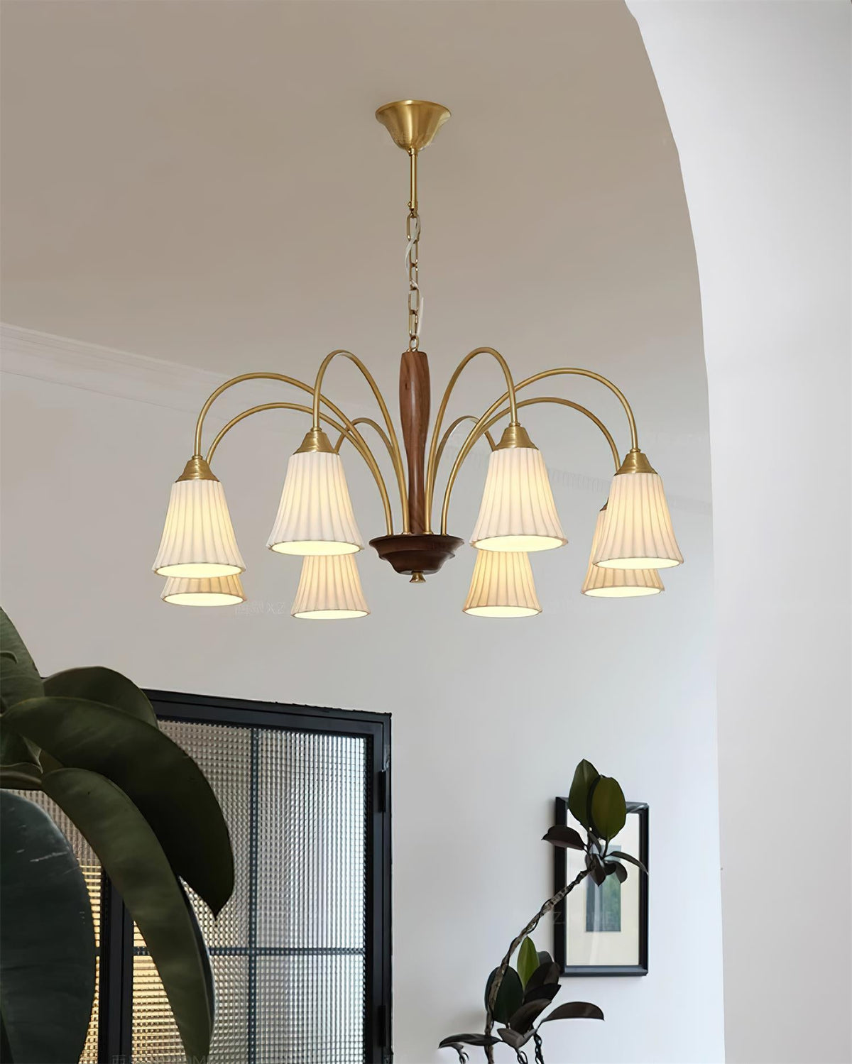 Conia Wood Chandelier — product view 4