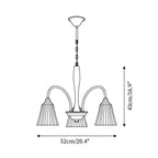 Conia Wood Chandelier — product view 5