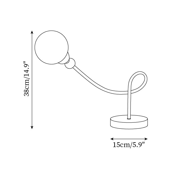 Vitan Metal Table Lamp — product view 5