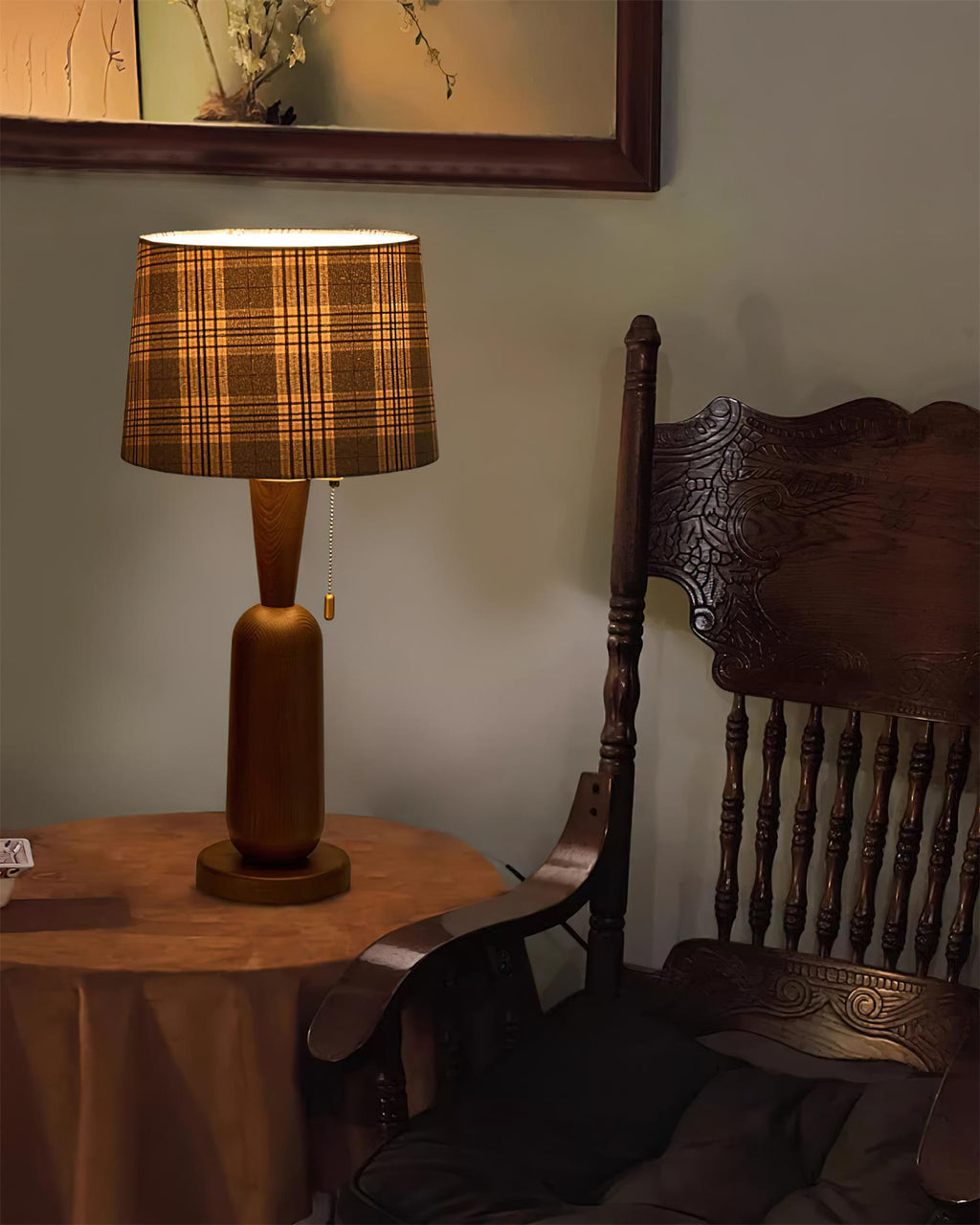 Cabin Wood Table Lamp — product view 18