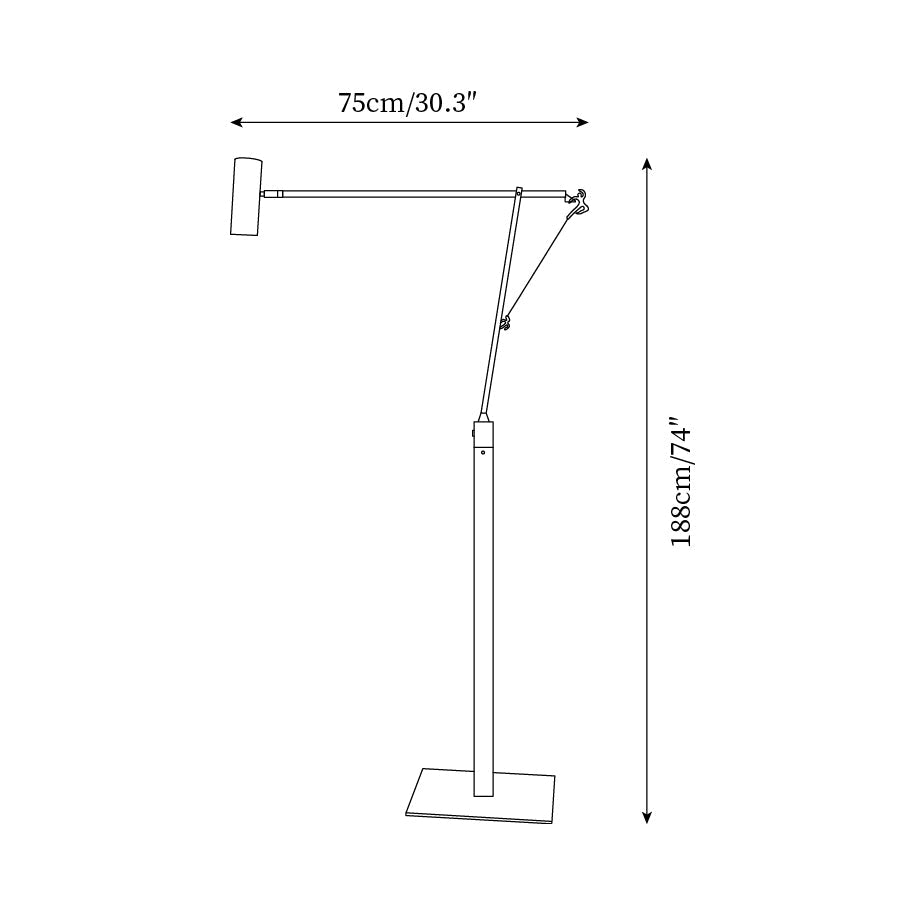 Alcova Metal Floor Lamp — product view 5