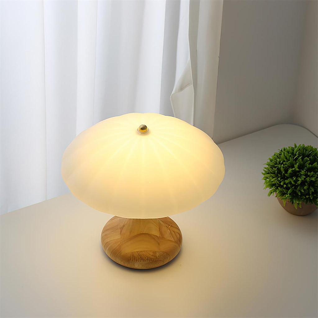 Thella Mushroom Glass Table Lamp — product view 4