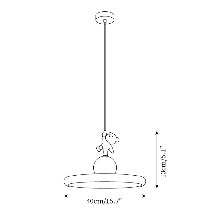 Bear Metal Pendant Lamp — product view 5