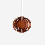 Wooden Lantern Wood Pendant Lamp — product view 1