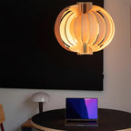 Wooden Lantern Wood Pendant Lamp — product view 11
