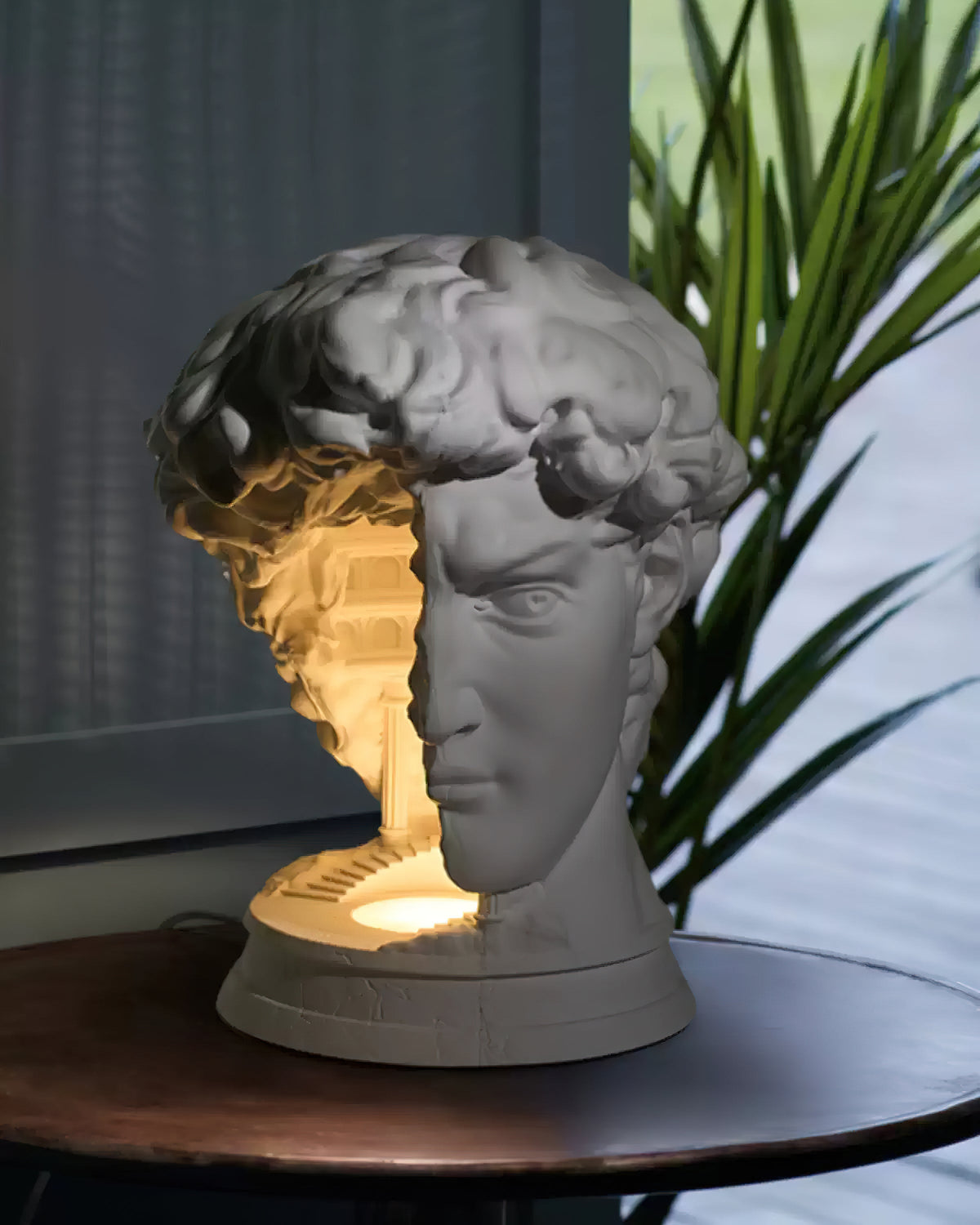 David Plaster Table Lamp — product view 3