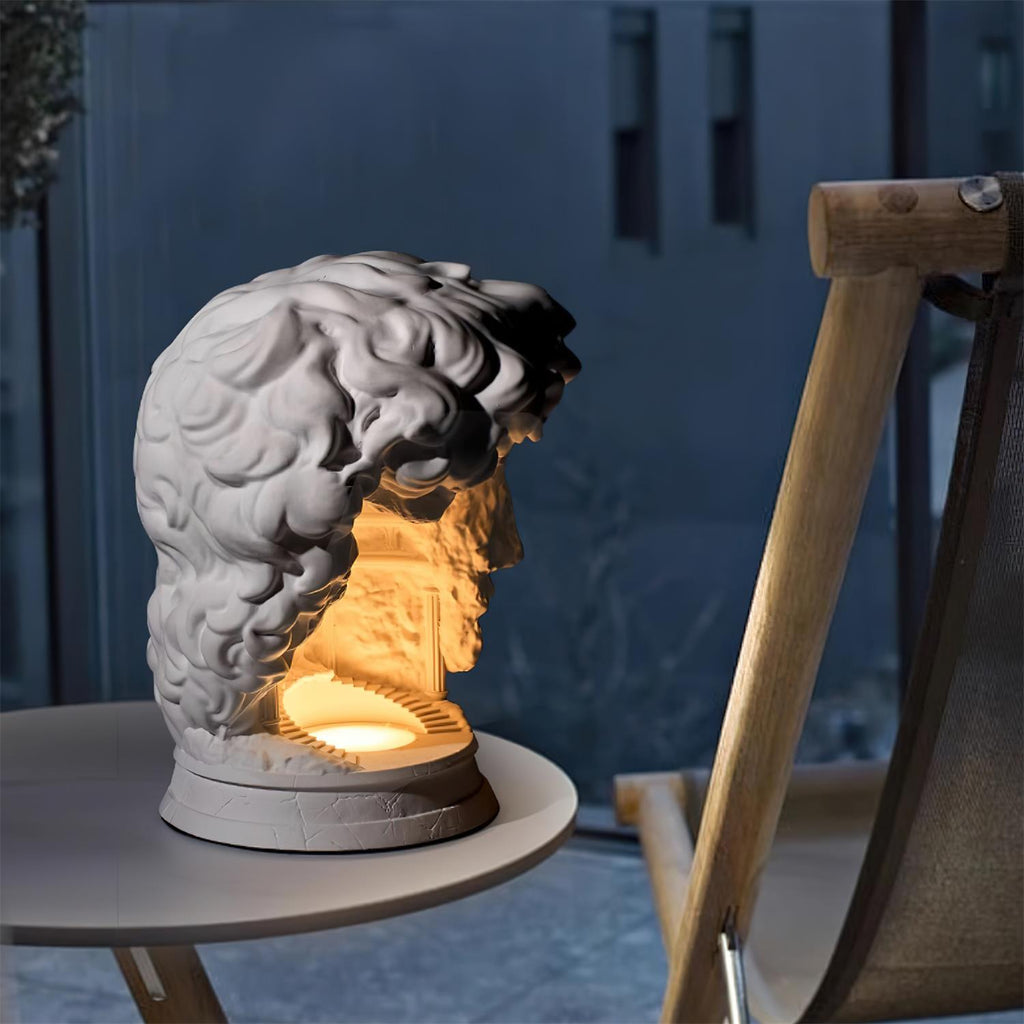 David Plaster Table Lamp — product view 7