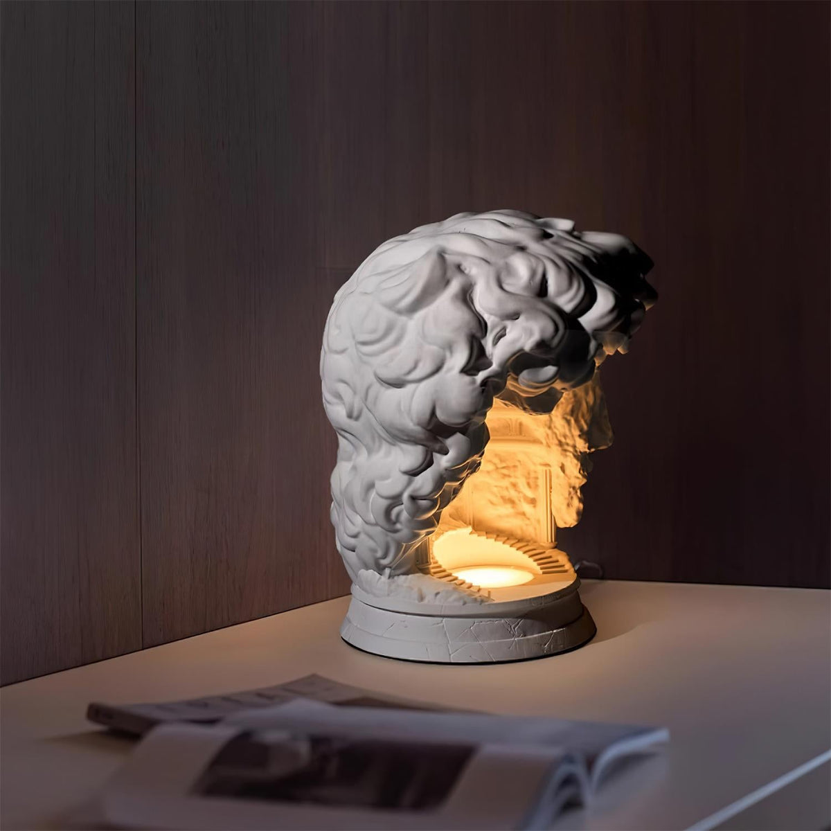 David Plaster Table Lamp — product view 8