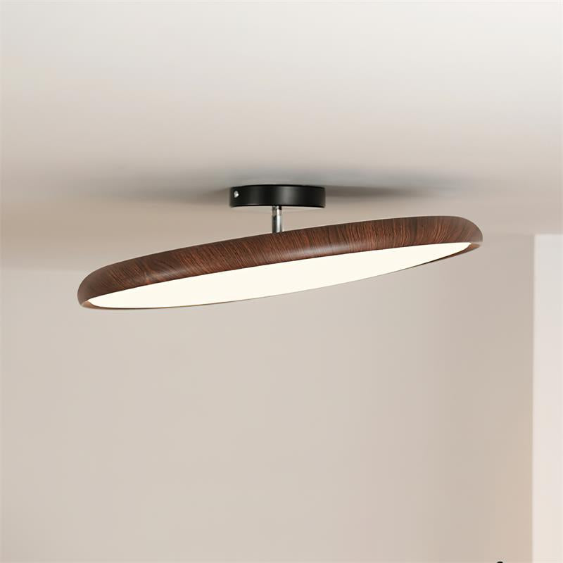 Ellos Wood-Look LED Ceiling Light — product view 2