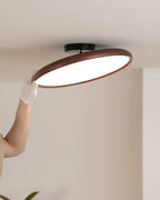 Ellos Wood-Look LED Ceiling Light — product view 4