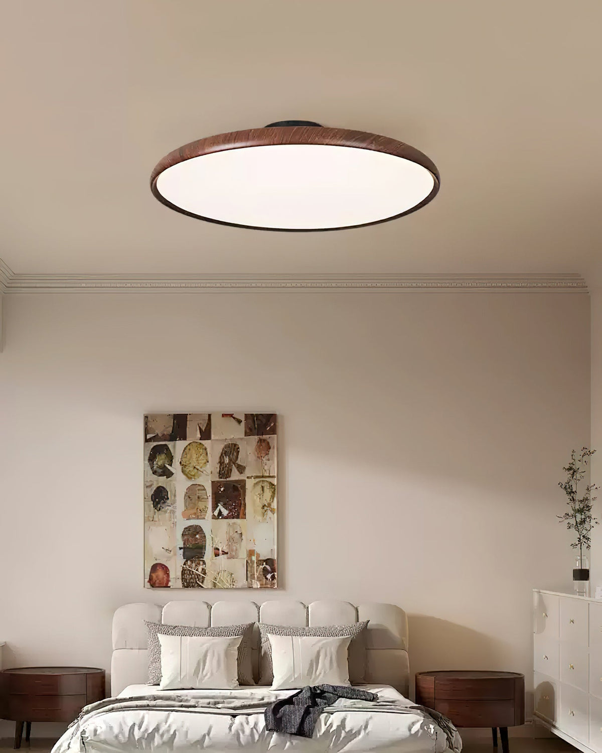 Ellos Wood-Look LED Ceiling Light — product view 10