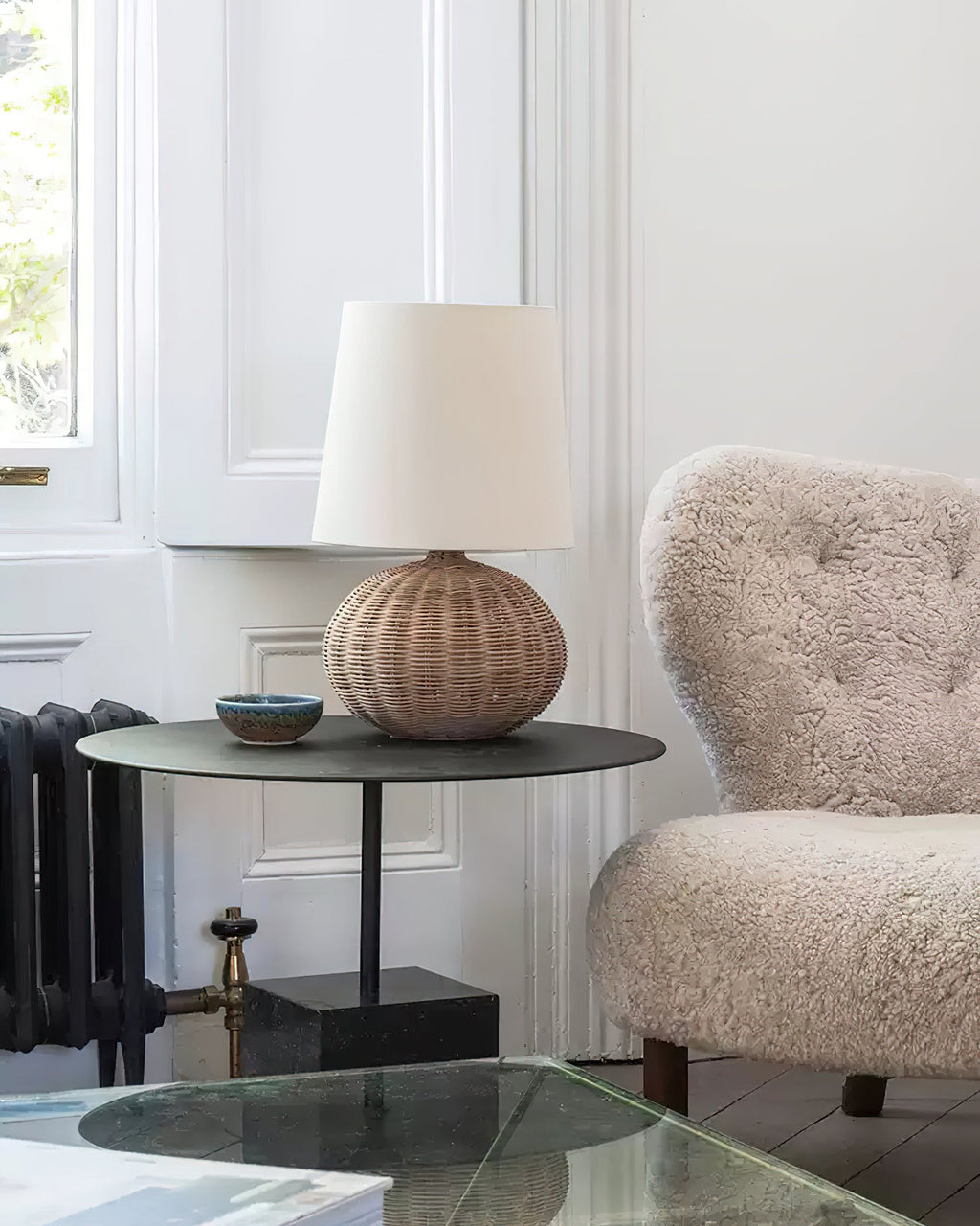 Braxton Rattan Table Lamp — product view 4