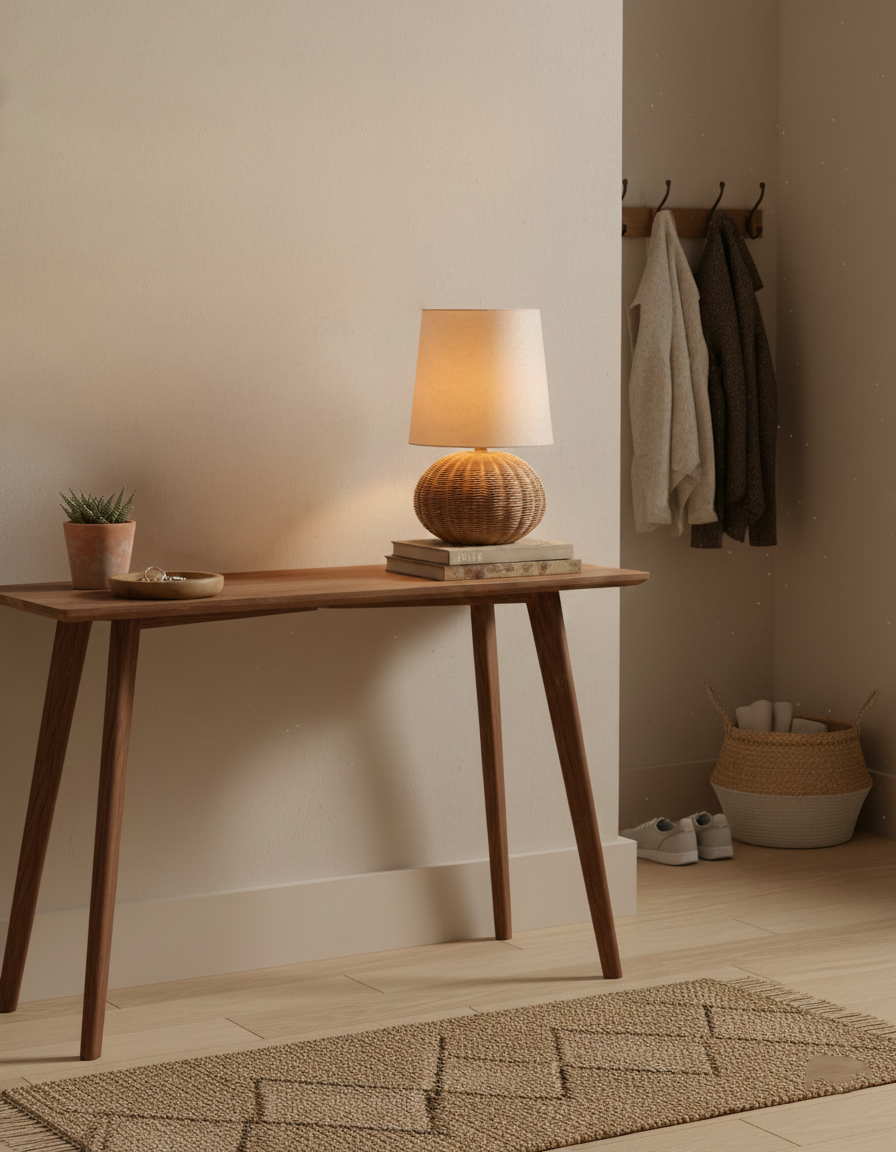 Braxton Rattan Table Lamp — product view 7