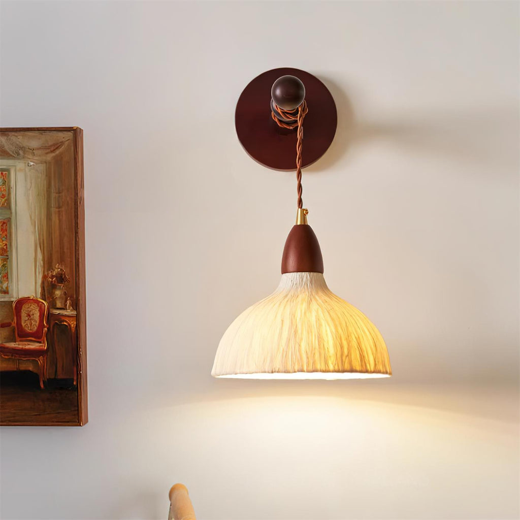 Diabo Wood Wall Lamp — product view 2