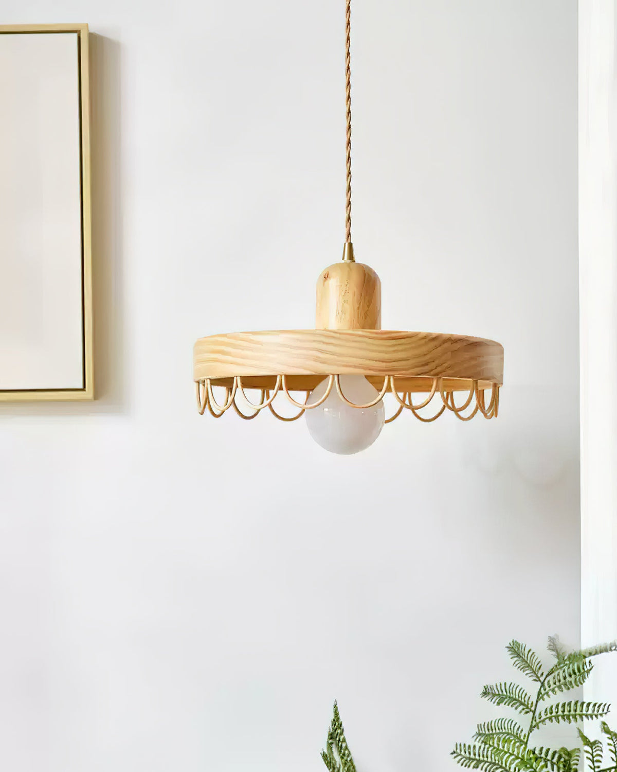 Balton Wood Pendant Lamp — product view 3