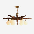 Vintage Olina Glass Chandelier — product view 1