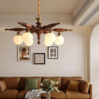 Vintage Olina Glass Chandelier — product view 2