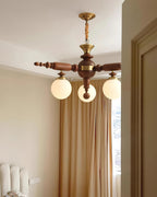 Vintage Olina Glass Chandelier — product view 9