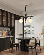 Vintage Olina Glass Chandelier — product view 10