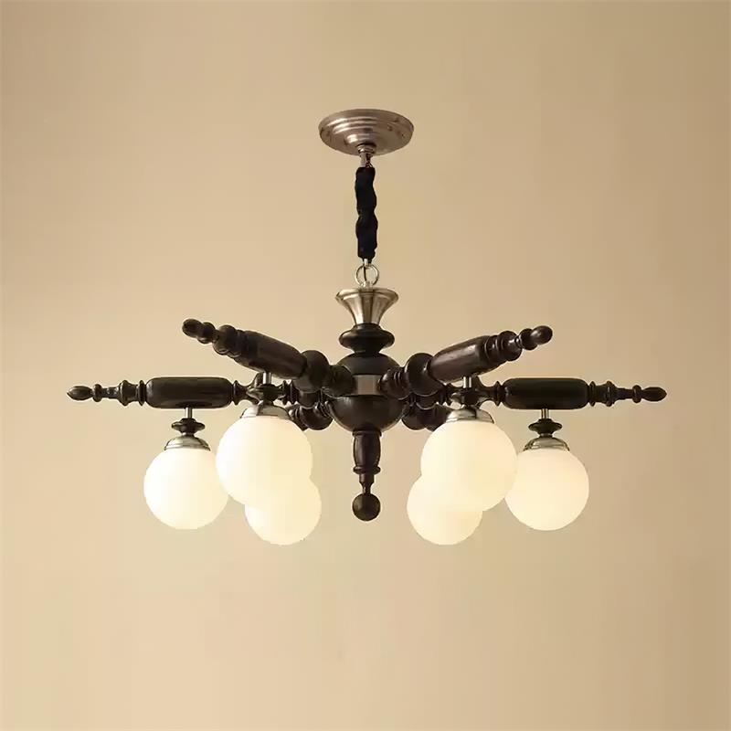 Vintage Olina Glass Chandelier — product view 11