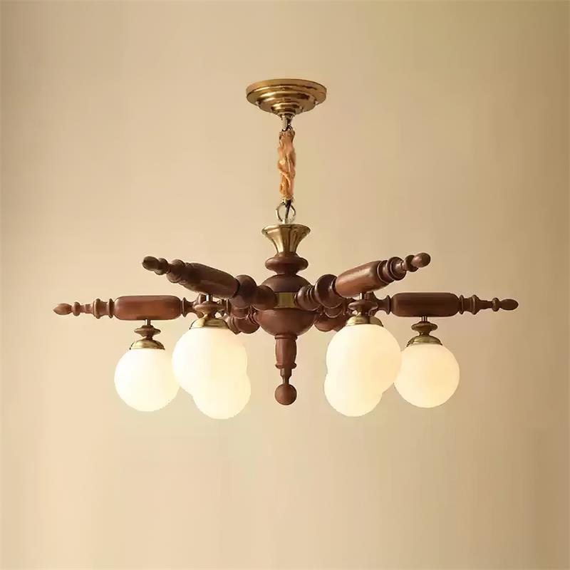 Vintage Olina Glass Chandelier — product view 12