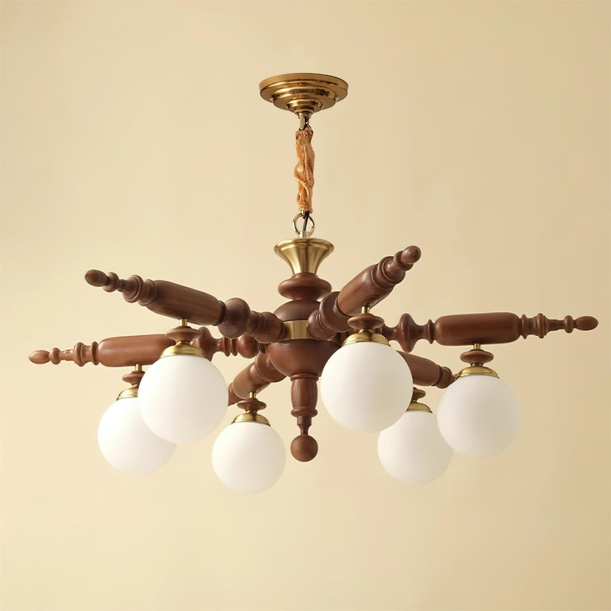 Vintage Olina Glass Chandelier — product view 15