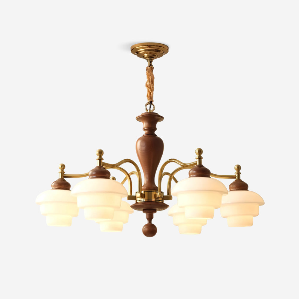 Minka Lavery Glass Chandelier — product view 1