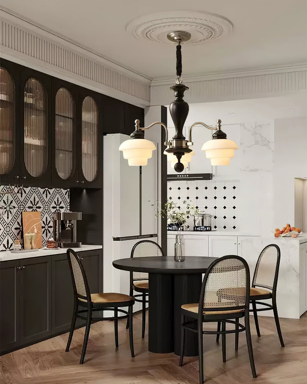 Minka Lavery Glass Chandelier — product view 4