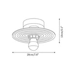 Curios Glass Ceiling Light — product view 5