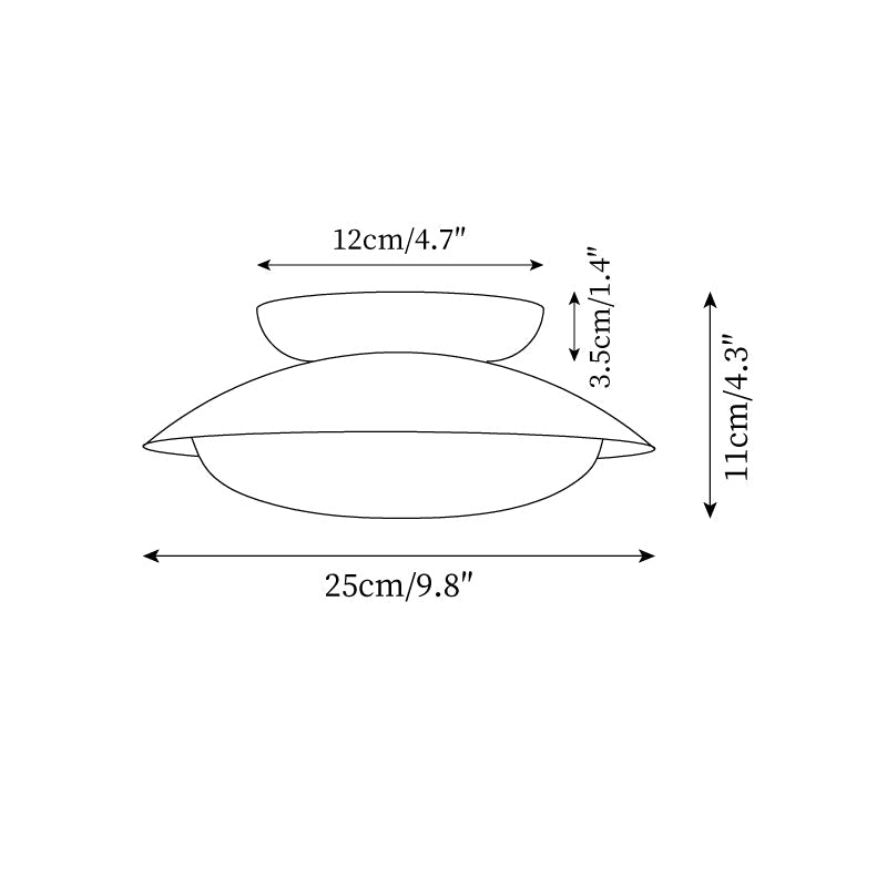 Paulo Metal Ceiling Light — product view 5