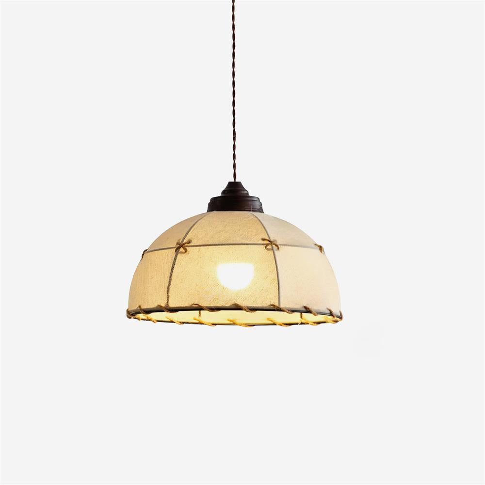 Dome Jari Wood Pendant Lamp — product view 1