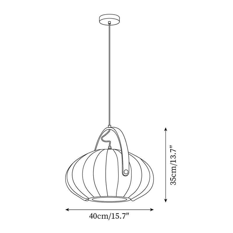 Antonio Wood Pendant Lamp — product view 5