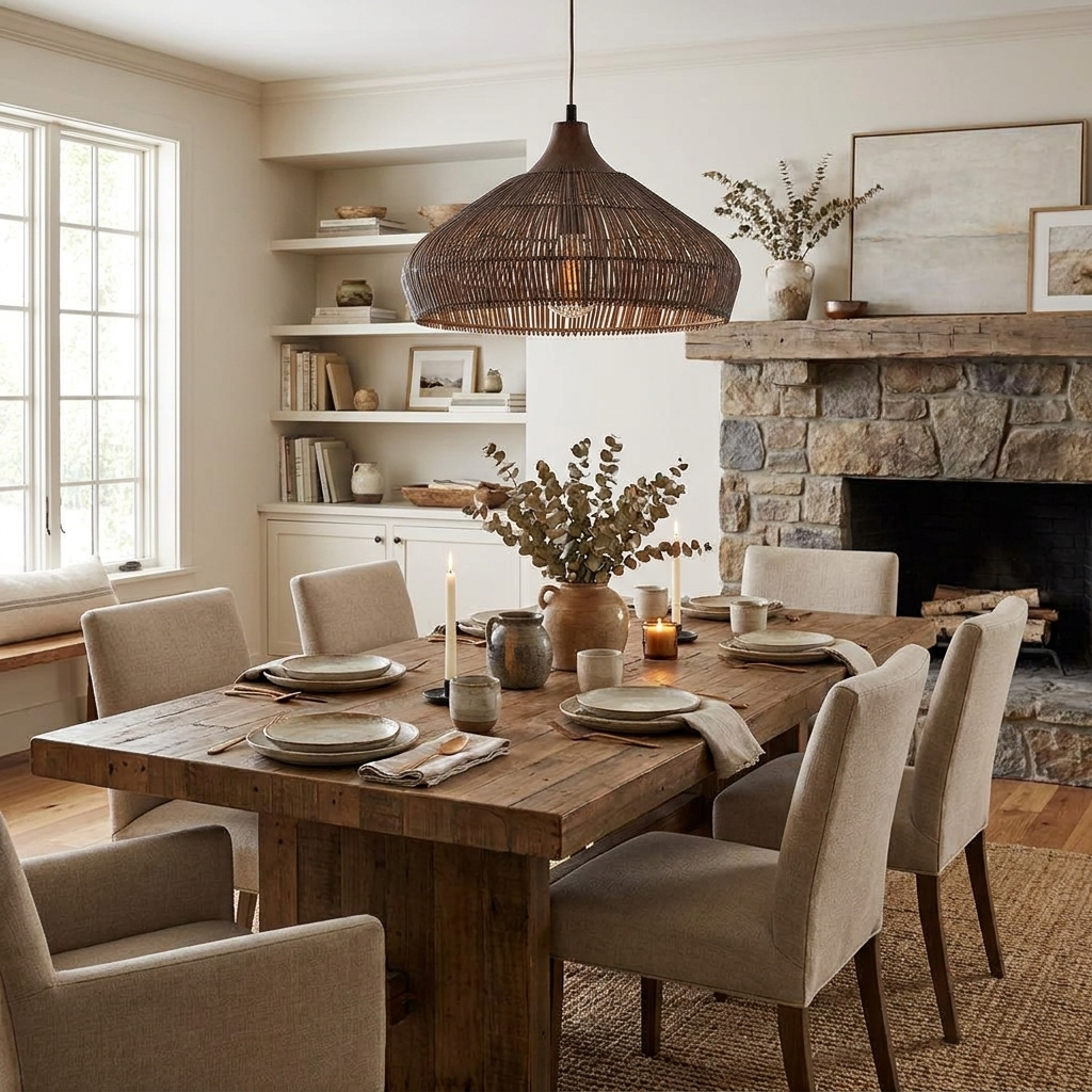 Acorn Woven Rattan Pendant Lamp — product view 5