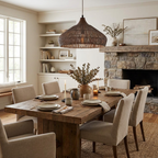 Acorn Woven Rattan Pendant Lamp — product view 5