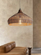 Acorn Woven Rattan Pendant Lamp — product view 6
