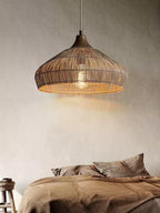 Acorn Woven Rattan Pendant Lamp — product view 8