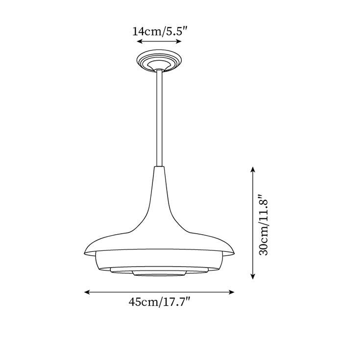 Tabit Glass Pendant Lamp — product view 5