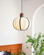 Mosh Globe Wood Pendant Lamp — product view 3